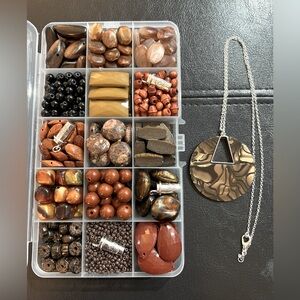 Craft Beads, COFFEE BAR - OUT OF CARAMEL, Jewelry Supplies, loose bulk beads